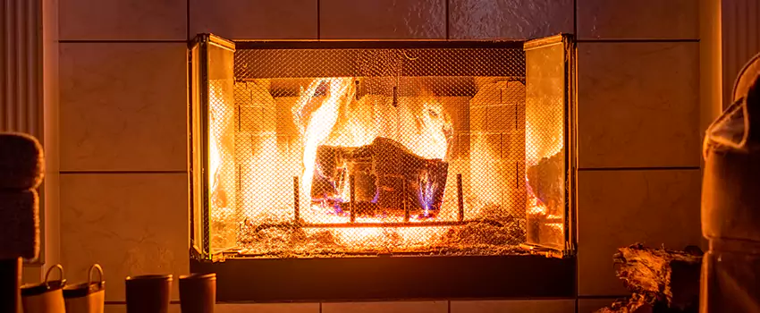 Mendota Hearth Landscape Fireplace Installation in Douglas, Arizona